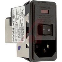 TE Connectivity Power Entry Module; 3 A; 120/250 VAC; General Purpose; 50 To 60 Hz; DPST;