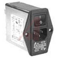 TE Connectivity Power Entry Module With General Purpose RFI Filter; 5AMP, .110 Terminals