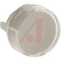 NKK Switches Cap, Lens; White; Polycarbonate; Nickel And Chrome Plating; 0.457 In.; Round