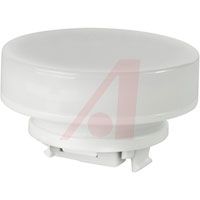 NKK Switches Cap; White; 0.748 In.; 0.354 In.; Round; Polycarbonate