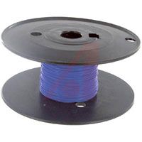 Olympic Wire And Cable Wire, Hook-Up; 28 AWG; 7/36; 0.010 In.; 0.036 In.; -65 DegC; 600 V; Blue
