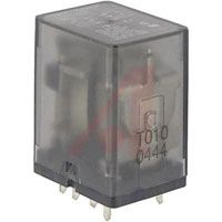 TE Connectivity Relay; 15 A; 24 VDC; DPDT; 1.111 In. L X 0.858 In. W X 1.375 In. H; 650 Ohms