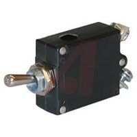 TE Connectivity Circuit Breaker; 40 A; 250 VAC; 1; Series Trip; Two Hex Nuts/Lockwasher