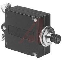 TE Connectivity Circuit Breaker; 2 A; 250 VAC/50 VDC; 1; Series Trip; Two Hex Nuts/Lockwasher