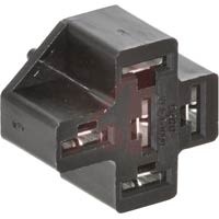 TE Connectivity Relay Socket, PCB, VTF Series, 1 Pole, Quick-Connect, W/o Grounding Provision