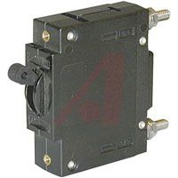 TE Connectivity Circuit Breaker; Toggle; 1; 15 A; Black (Toggle); 277 VAC (Max.); 10-32 Stud