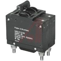TE Connectivity Circuit Breaker; Toggle; 2; 20 A; Black (Toggle); 277 VAC (Max.); 10-32 Stud