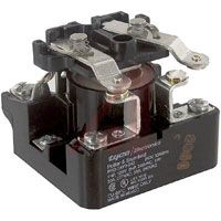 TE Connectivity Relay, Industrial; 25 A; 240 VAC; Power; Through Hole; 1200 Ohms; Screw; Silver