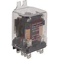 TE Connectivity Relay; 20 A; 120 VAC; 2 Form C, DPDT, 2 C/O; UL Recognized, CSA Certified