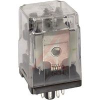 TE Connectivity Relay; 10 A; 24 VDC; 3 Form C, 3PDT, 3 C/O; UL Recognized, CSA Certified