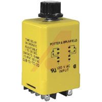 TE Connectivity Compact Time Delay Relay, 0.1 To 10 Sec, Knob Adjustment, 120VAC, 10AMP, DPDT