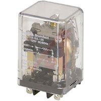 TE Connectivity Relay, Industrial; 10 A (Contact); 120 VAC; 3700 Ohms (Coil); DPDT