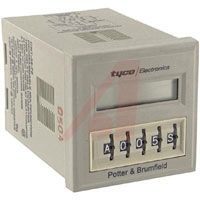 TE Connectivity Relay; 10 A @ 30 VDC; 120 VAC; 0.1 S To 9990 Hr; Digital; 12 Timing Modes; LCD