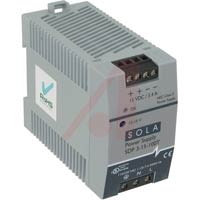 SolaHD Power Supply, Mini DIN Rail, 50 Watts, 15 Volt, 115 / 230 VIN