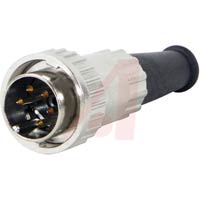 Switchcraft DIN Plug; Straight Cord Plug; 100 MegOhms (Min.) @ 77 DegF; 5 Milliohms (Min.)