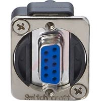 Switchcraft RECEPTACLE, EH SERIES, 9-PIN DSUB FEMALE TO FEMALE