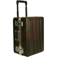 Platt Luggage Instrument Case; Heavy-Duty Polyethylene ATA; 5; Black; Heavy-Duty Aluminum