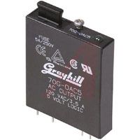 Grayhill Module, AC Output; Digital; 120 VAC; 20 MA; 1.0 W/A (Typ.); 2 MA (RMS)