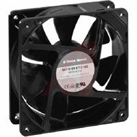 Global Fans Fan, Tubeaxial; 4.69 In.; 1.5 In.; 12 VDC; 97 CFM (Min.); 41 DBA; Solder; Ball