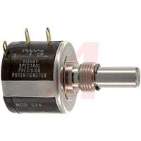 Vishay POTENTIOMETER, WIREWOUND, 10 TURN, 3 WATT, 5%, 5K OHMS