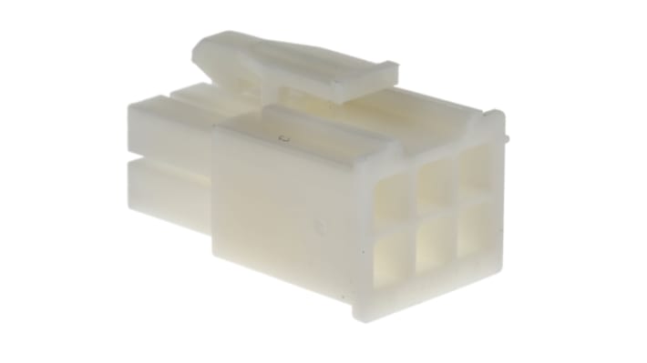 【公式ショップ】 TE Connectivity コネクタハウジング 6極 ピッチ：4.2mm 2列 スカート