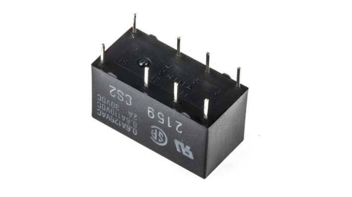 オムロン シグナルリレー, 12V dc, DPDT, 基板実装, G5V-2 DC12 | RS