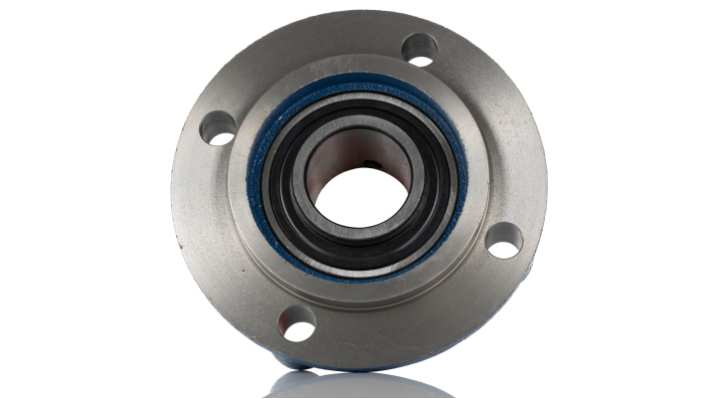 SKF フランジ付きベアリングユニット, 4穴, 内径：40mm, 鋳鉄