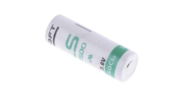 Saft 電池 公称電圧：3.6V サイズ：A リチウム塩化チオニル