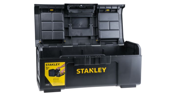 人気特価をすべて Stanley 工具箱 x 255 x 600 黒、黄 プラスチック 1-79-218 バーベキュー・調理用品