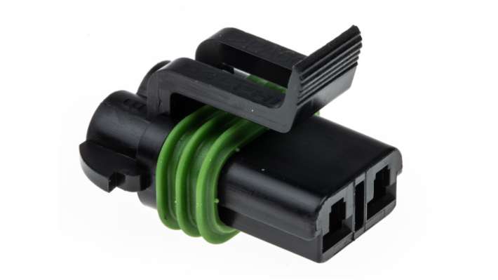 大特価 280 Metri-Pack Delphi, Automotive Black Socket Connector 携帯用ゲームソフト