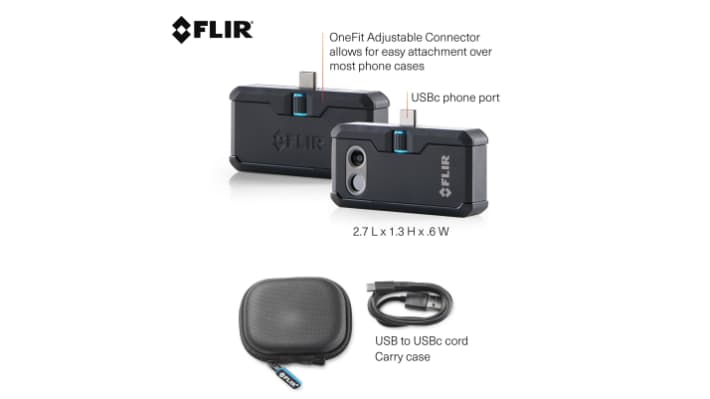 FLIR (フリアー) サーモグラフィ, 測定範囲：-20→ +400 ° C