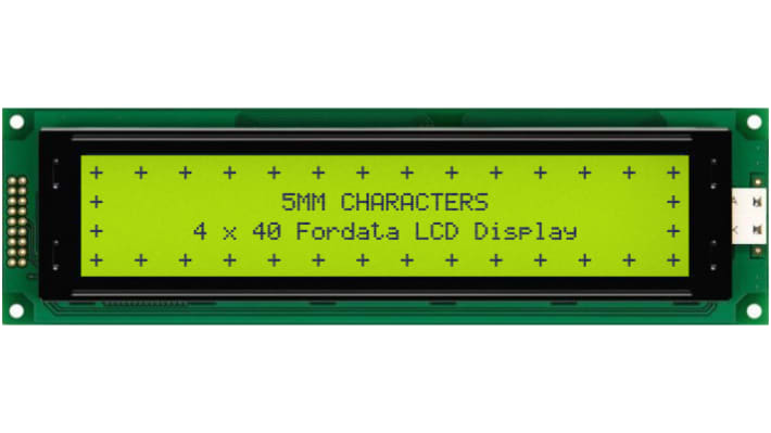 FC4004A00-FHYYBW-51SE | Fordata 液晶英数字ディスプレイ 半