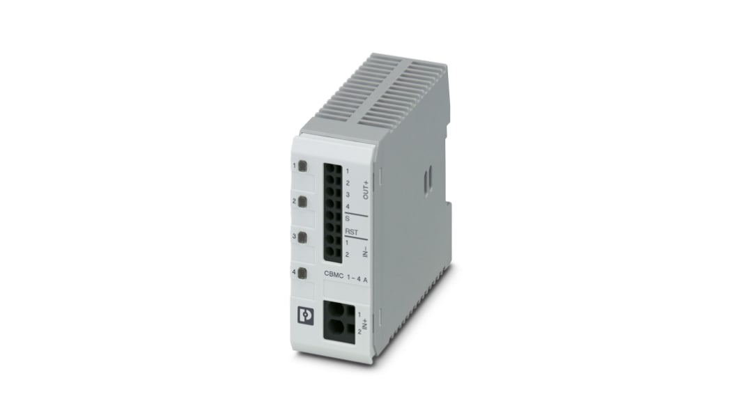 Phoenix Contact Electronic Device Circuit Breaker Electronic Circuit breaker 4A 24V CBMC, 1 channels , DIN Rail Mount