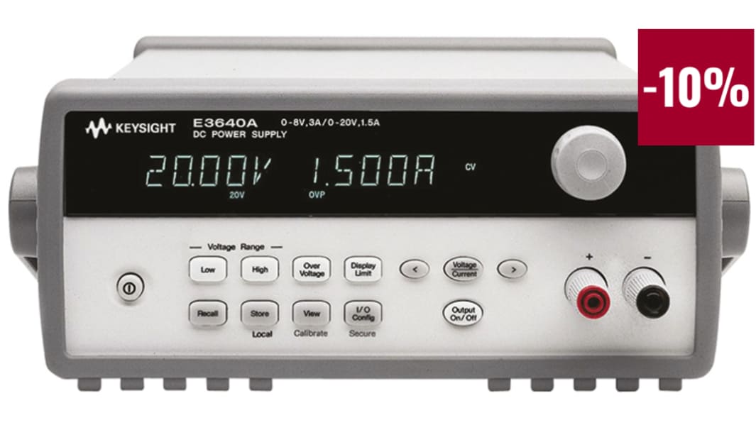 Keysight Technologies E3640A Digital Labornetzgerät 30W, 0 → 20V / 1.5A