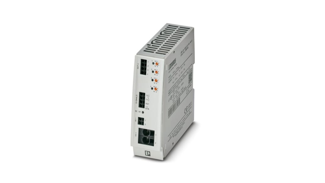 Phoenix Contact Electronic Circuit breaker 10A 24V CBM, 4 channels , DIN Rail Mount Type E