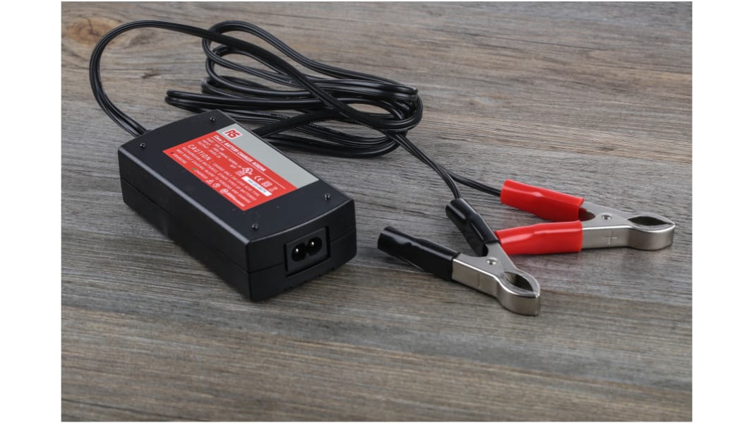 Cargador de batería de plomo ácido, hasta 2 unidades, salida 24V, 2A, 60W, enchufe EU, UK
