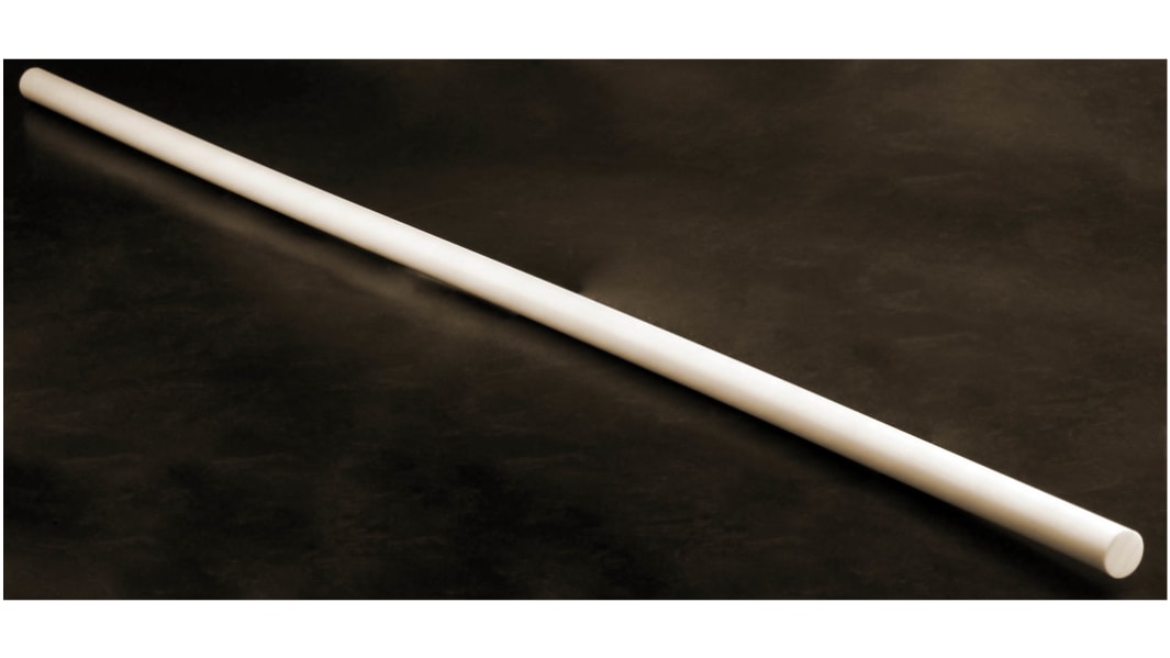 Asta in nylon RS PRO, Bianco, 1m, Ø 20mm
