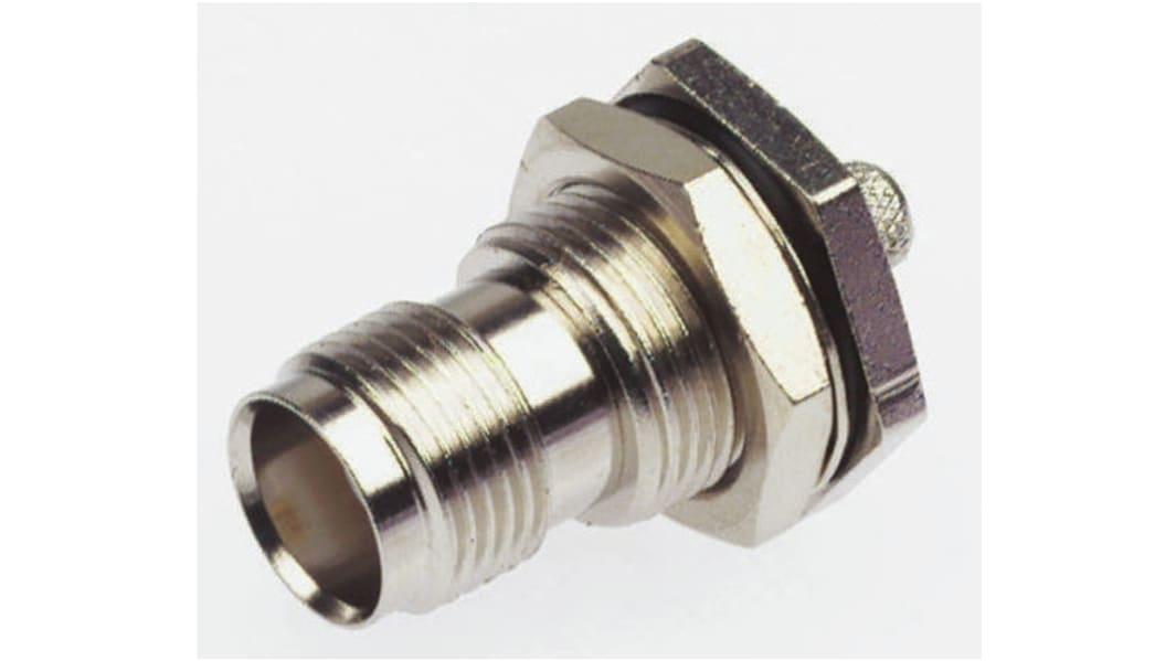 Telegartner, Jack Panel Mount TNC Connector, 50Ω, Crimp Termination, Straight Body