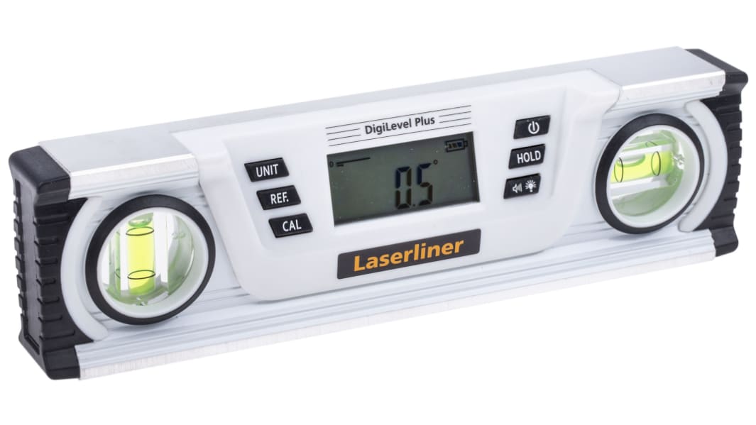 Laserliner 240mm Magnetic, LCD Inclinometer, User Calibrated