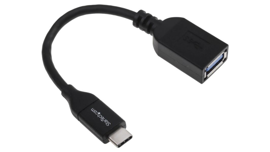StarTech.com USB 3.0, Male USB C to Female USB A, 5Gbps, 150mm
