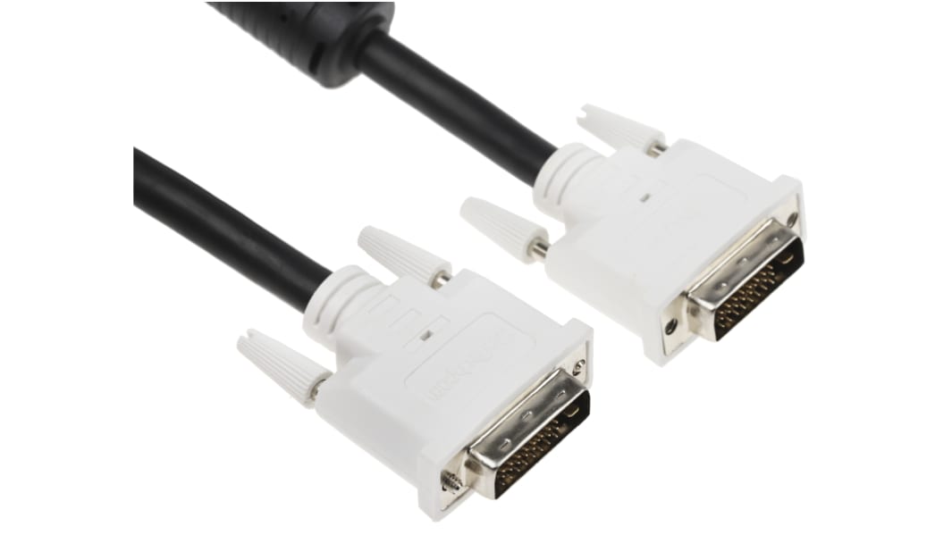 StarTech.com, Male DVI-D Dual Link to Male DVI-D Dual Link  Cable, 10mBlack sheathAluminium Foil, Braid shielding