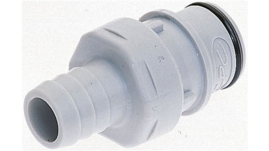 Colder Products Hose Connector, Straight Hose Tail Coupling 3/4in ID, 4.2 bar