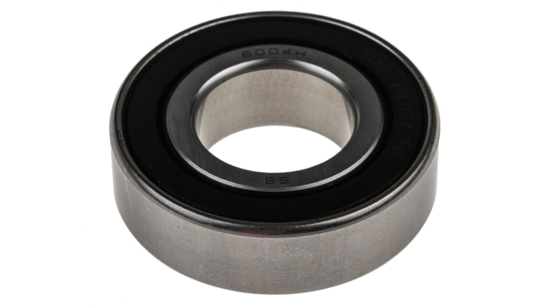 SKF W 6004-2RS1/W64 Single Row Deep Groove Ball Bearing- Both Sides Sealed 20mm I.D, 42mm O.D