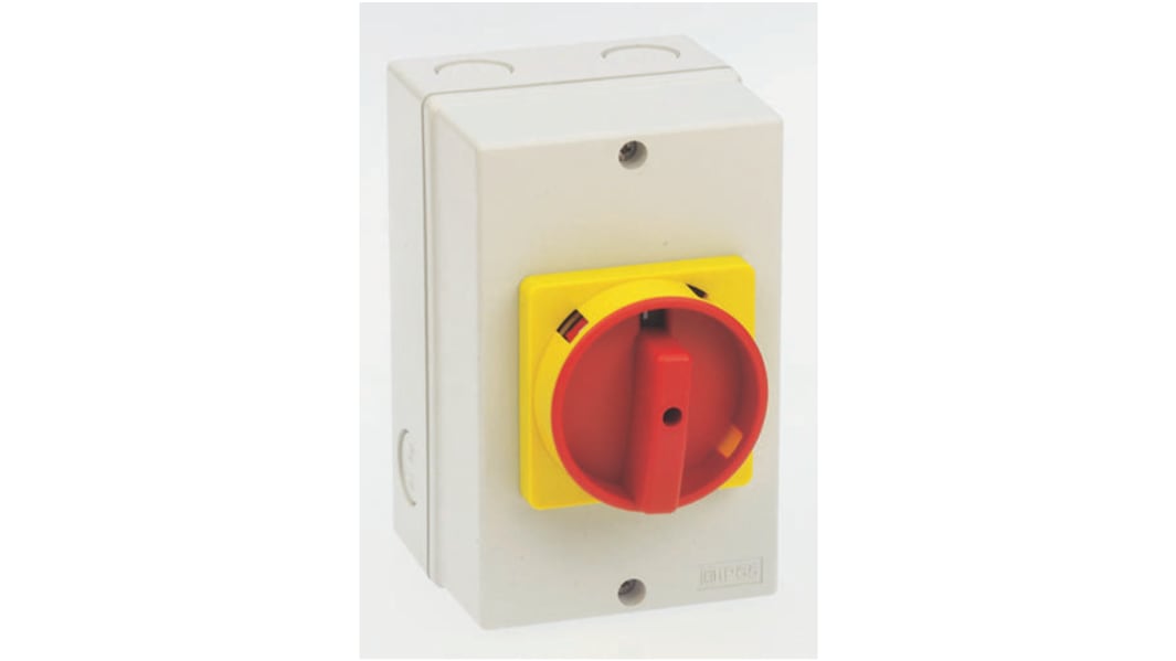 Allen Bradley 3P Pole Isolator Switch - 100A Maximum Current, 45kW Power Rating, IP66