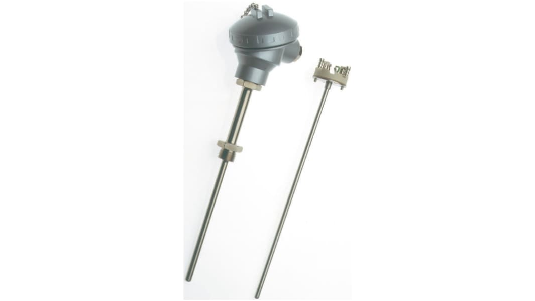 Sensore RTD PT100 RS PRO, Ø 8mm, L. 250mm, +450°C max