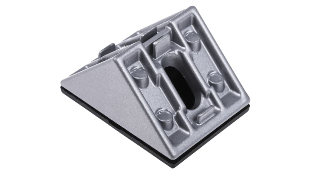 RS PRO Angle Bracket, Connecting Component, Strut Profile 40 x 40 x 40 mm, Groove Size 8mm