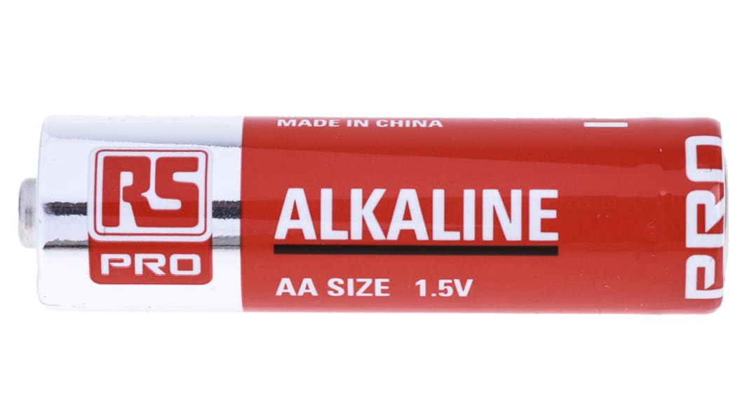 RS PRO RS PRO 1.5V Alkalisk, Standard Terminal LR6, AA batterier, 3.1Ah