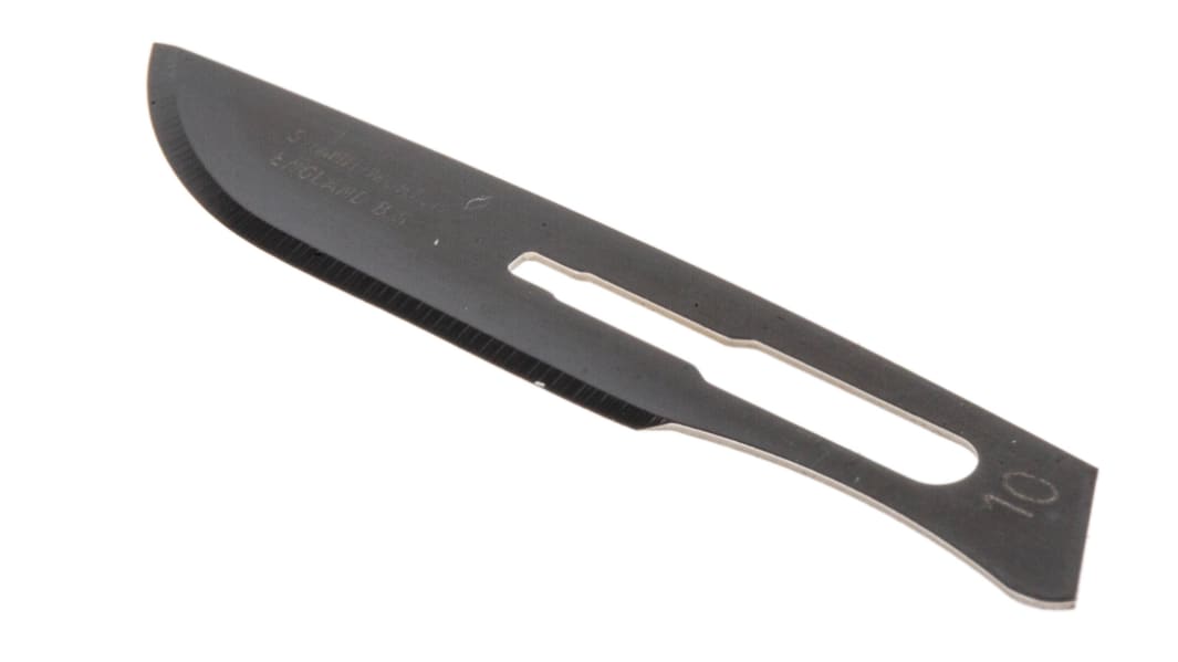 Knivblad Nr. Nr. 10 af Kulstofstål