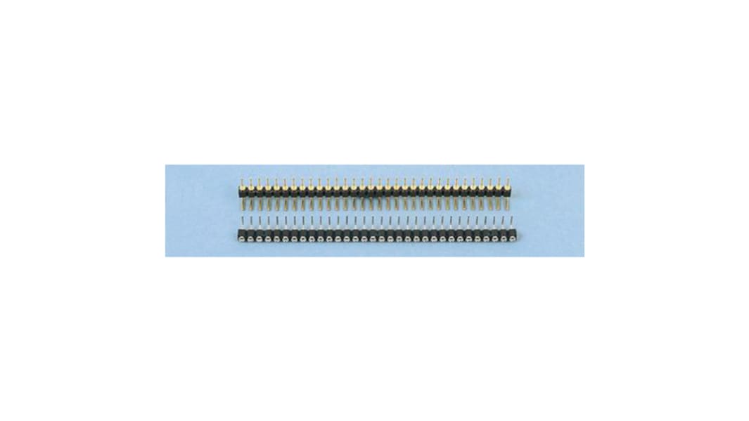 Connettore maschio E-TEC, 32 vie, 1 fila, passo 2.54mm