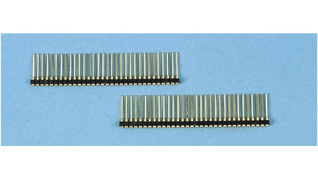 Presa PCB E-TEC, 20 vie, 1 fila, passo 2.54mm, Foro passante